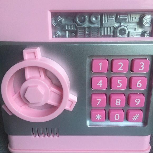 Pink Electronic Kids Gift Piggy Bank - Picture 4 of 12